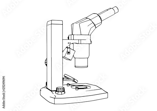 vector outline microscope