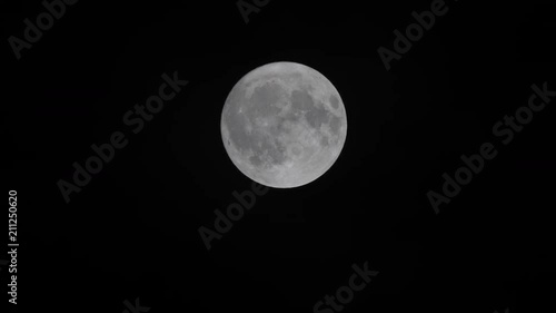 Clips of a super moon taken at 800mm focal length photo