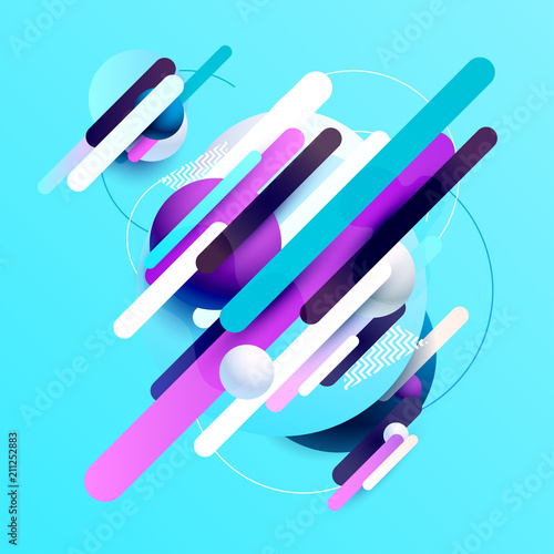Dynamic abstract background