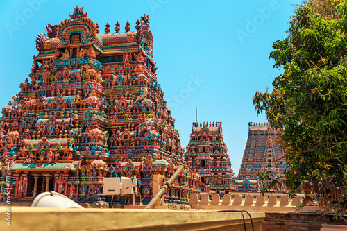 Temple of Sri Ranganathaswamy in Trichy. photo