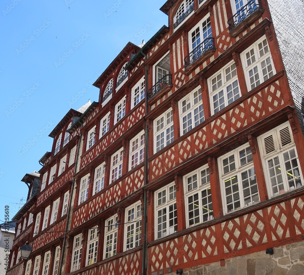 Half-timbered buildings Half-timbered buildings