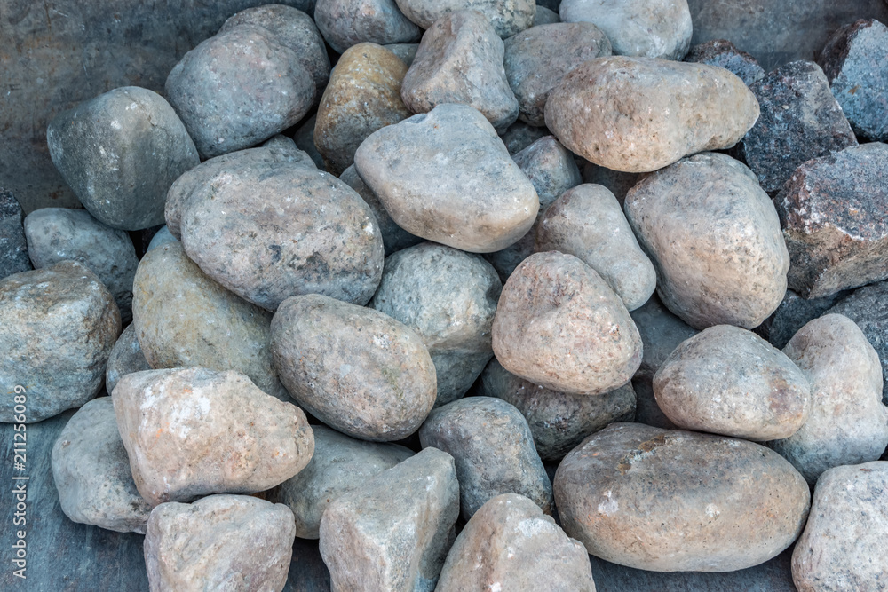 Stones for construction work. Background Stones for construction work. Background