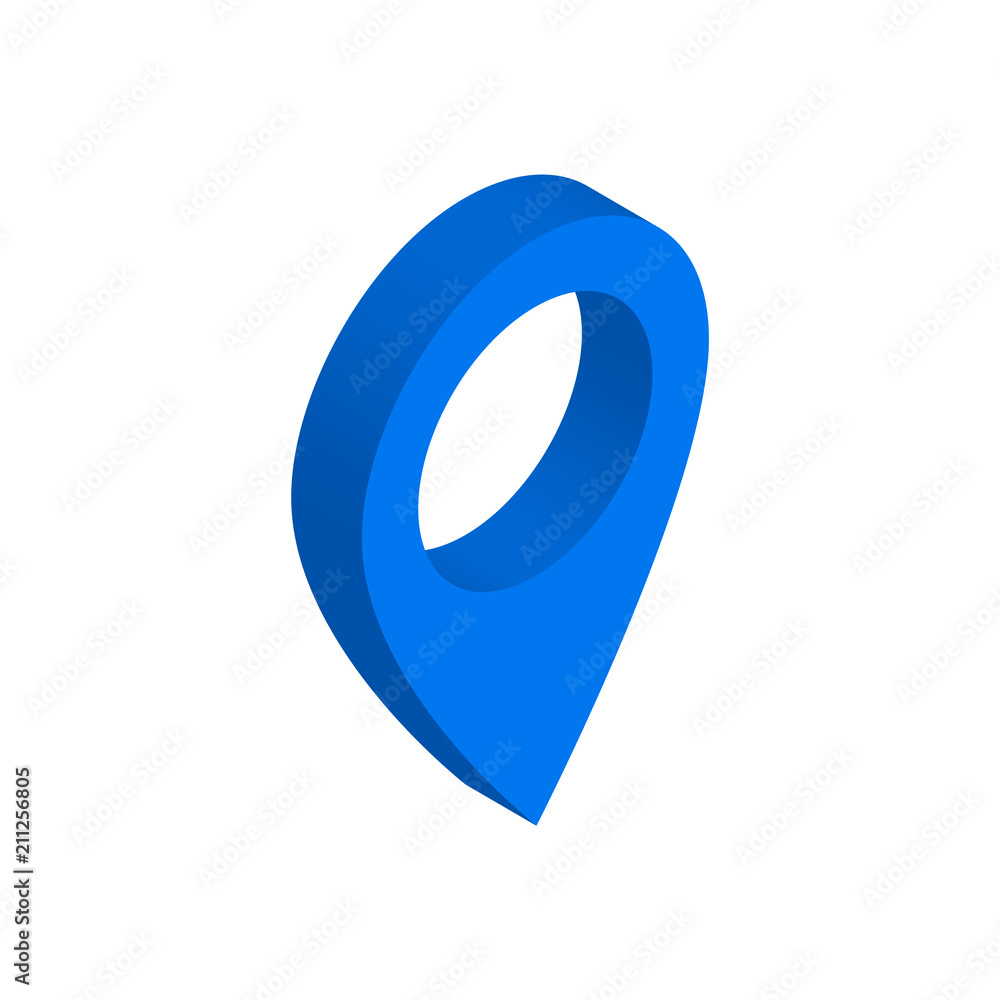 Isometric Pin. Isometric Pin Marker. Isometric Map Marker Icon in Vector Isometric Pin. Isometric Pin Marker. Isometric Map Marker Icon in Vector