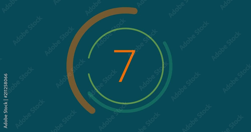 Modern Countdown (10 seconds). Rotating circles. Modern Countdown (10 seconds). Rotating circles.