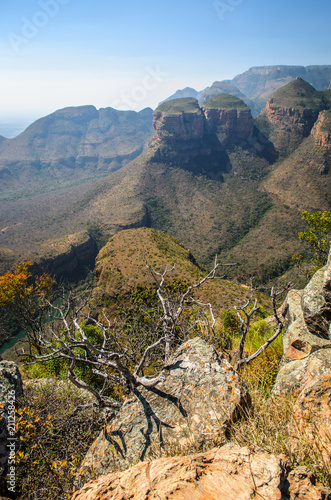 Blyde river canyon,  three rondawels. Mpumalanga near Graskop. South Africa photo