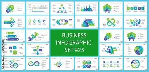 Set of teamwork and statistics concept infographic charts. Business diagrams for presentation slide templates. For corporate report, advertising, banner and brochure design.