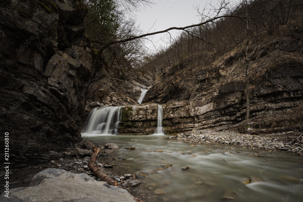Cascate del Perino Terza cascata Stock Photo Adobe Stock