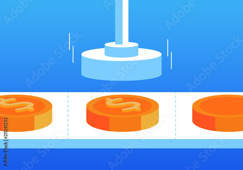 Gold coin processing and manufacturing