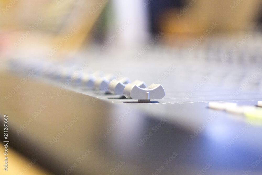 Recording studio mixing desk Recording studio mixing desk