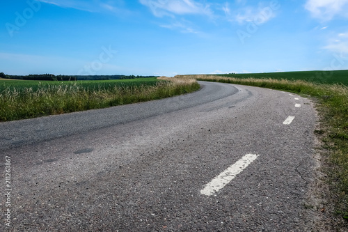 A curvy small road in the S...
