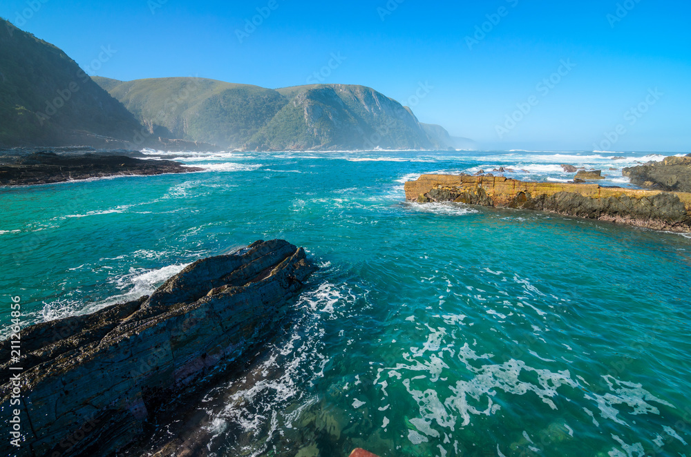 Tsitsikamma National Park Garden Route Indian Ocean Landscape Near tsitsikamma-national-park-garden-route-indian-ocean-landscape-near
