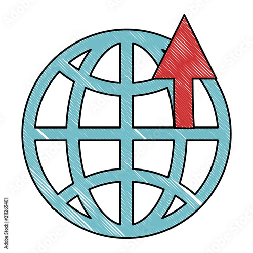 sphere planet isolated icon