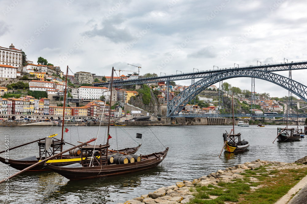 Porto on the Douro shore, Portugal