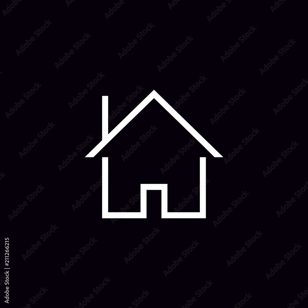 Estate home vector icon Estate home vector icon