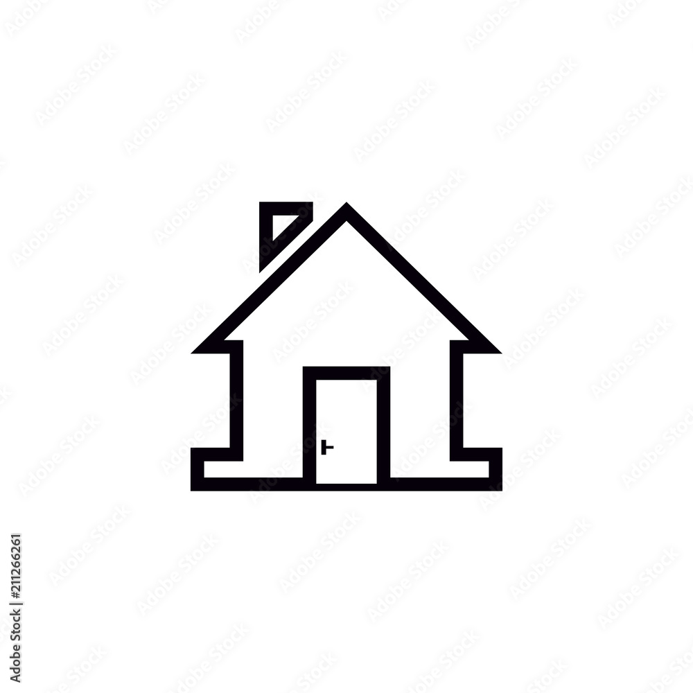 Estate home vector icon Estate home vector icon