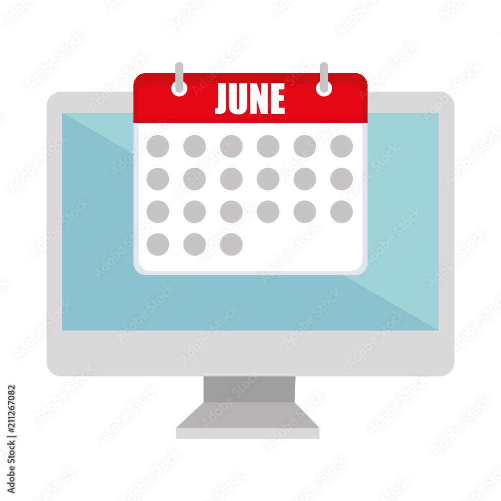 computer display with calendar computer display with calendar