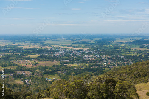 Panoramic view of the city of Praia Grande, southern Santa Catarina state Brazil
