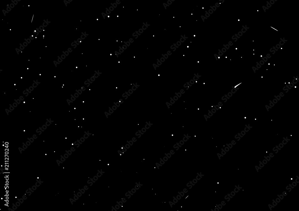 Night sky with stars background.