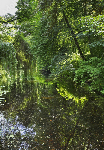 Grosser Tiergarten park in Berlin. Germany