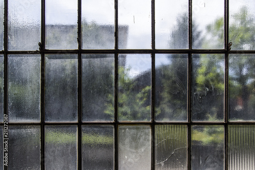 Vintage glass window texture