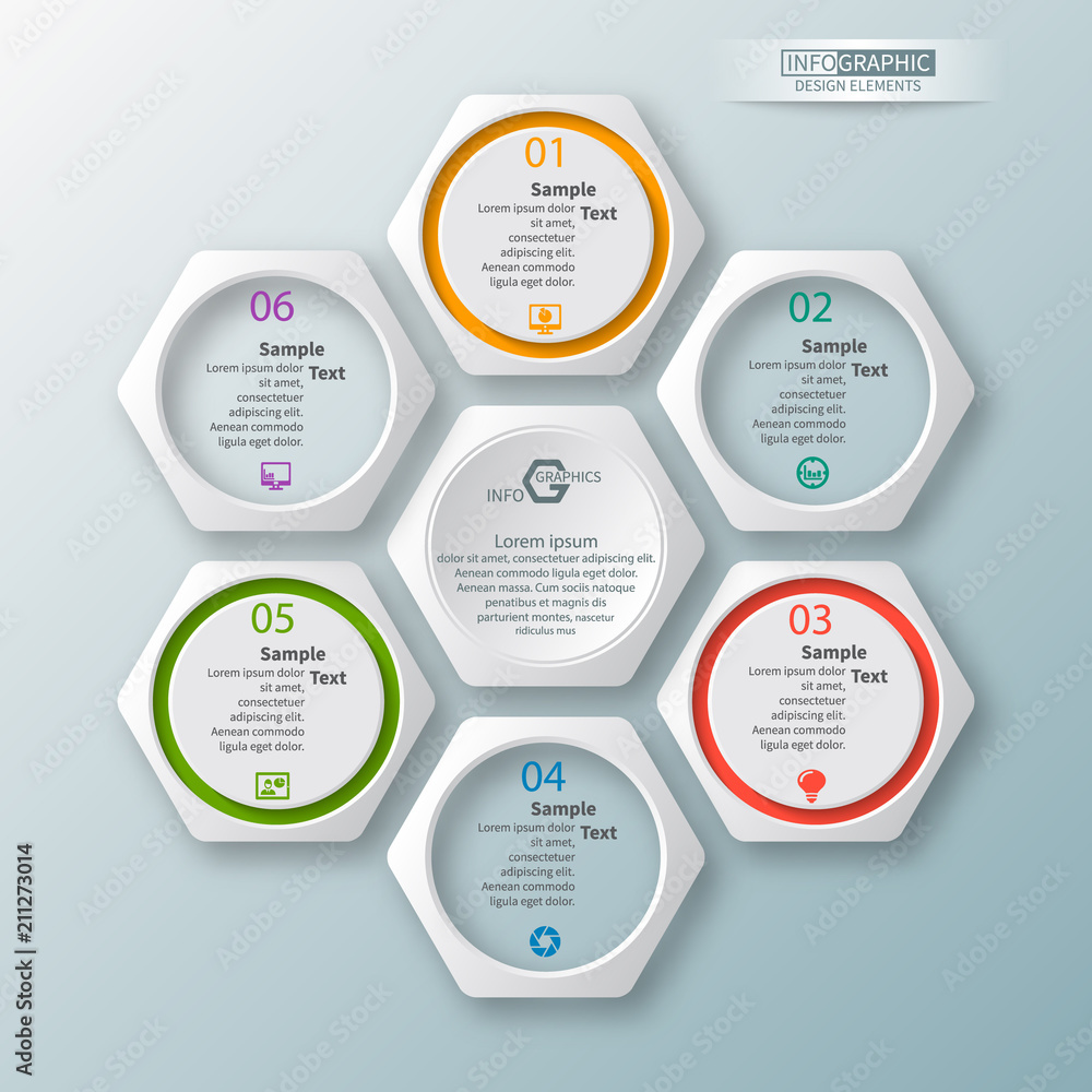 Abstract 3D Paper Infographics Abstract 3D Paper Infographics