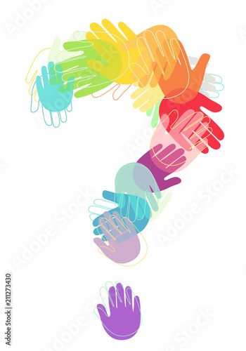 Kids Hands Question Mark Co...