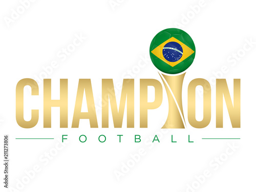 BRÉSIL - CHAMPION FOOTBALL 