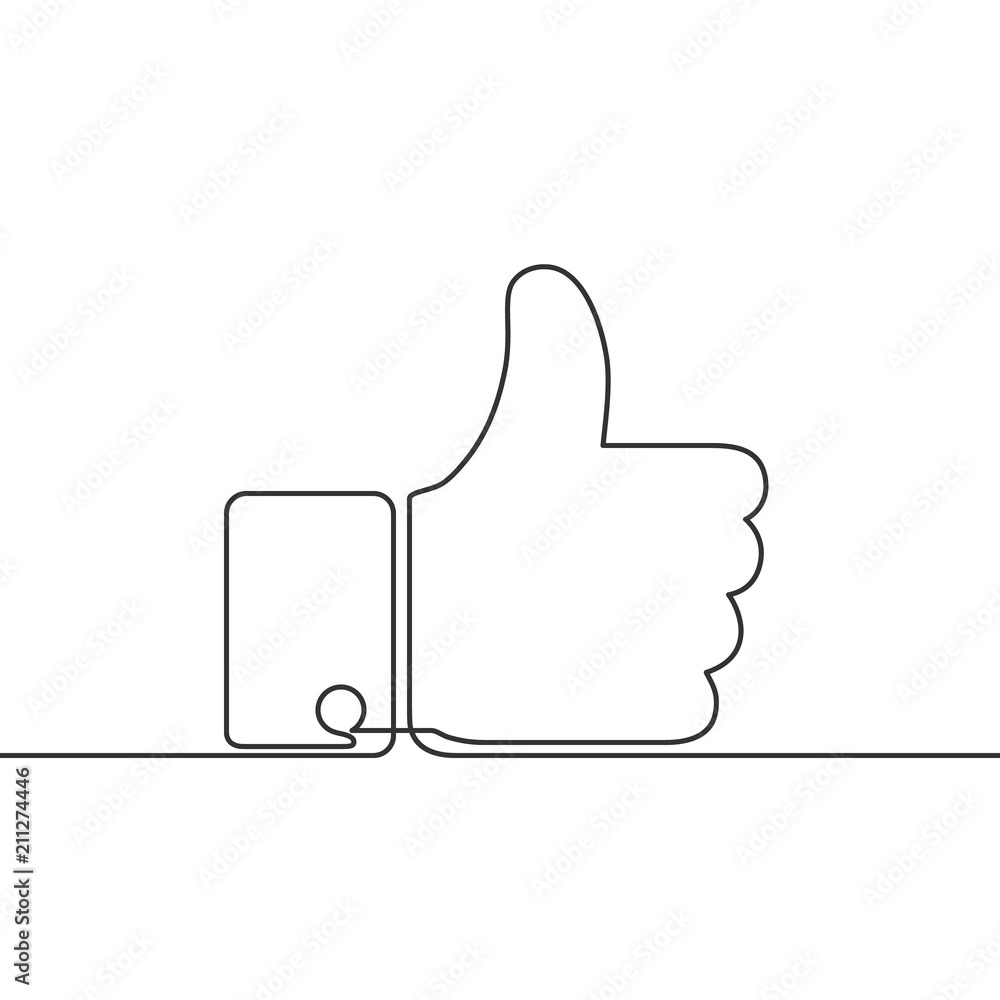 Vector image of a continuous line drawing like. Vector image of a continuous line drawing like.