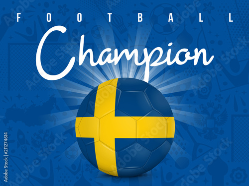 SUÈDE - CHAMPION FOOTBALL 