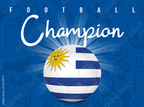 URUGUAY - CHAMPION FOOTBALL 