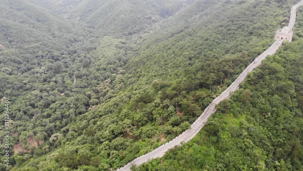 Aerial view of Great wall of China,Beijing,China. Aerial view of Great wall of China,Beijing,China.
