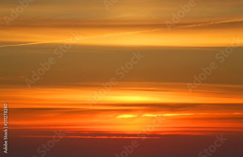 Sunset in Jastarnia. Hel Peninsula. Poland