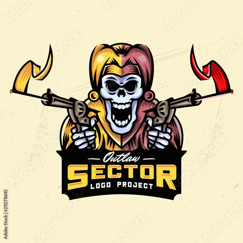 Joker Skull Esport Logo Design