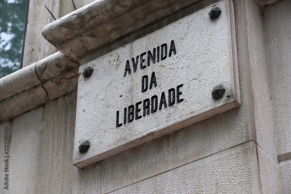 Fototapeta premium Avenida Da Liberdade
