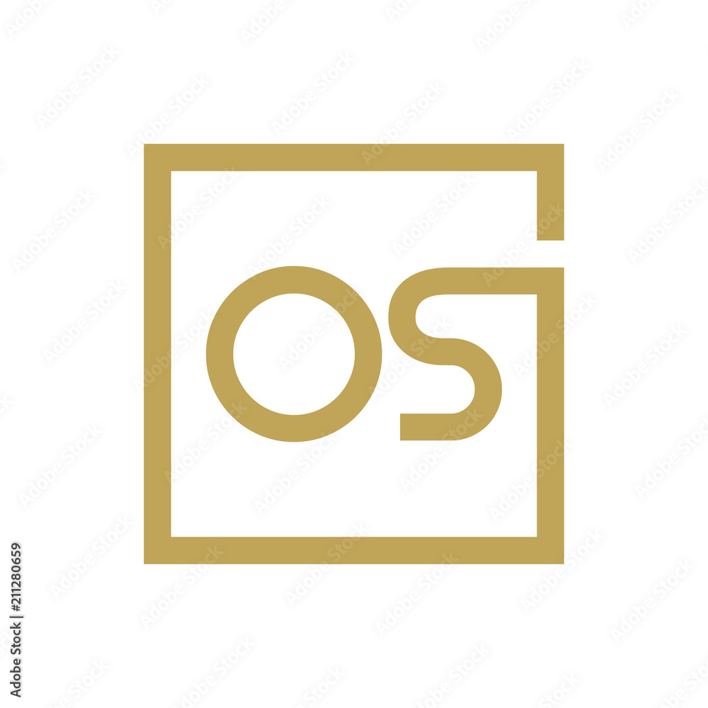 two letter logo line square OA TO OZ two letter logo line square OA TO OZ