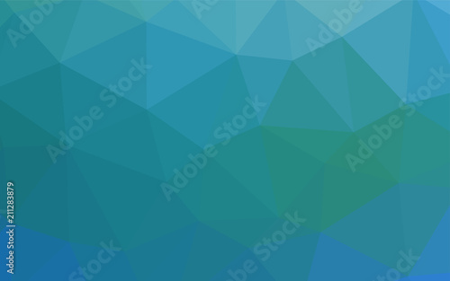 Dark Blue, Yellow vector abstract polygonal template.