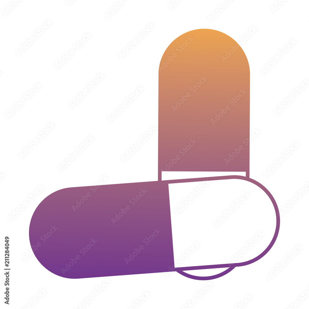 pill capsules icon over white background, vector illustration pill capsules icon over white background, vector illustration