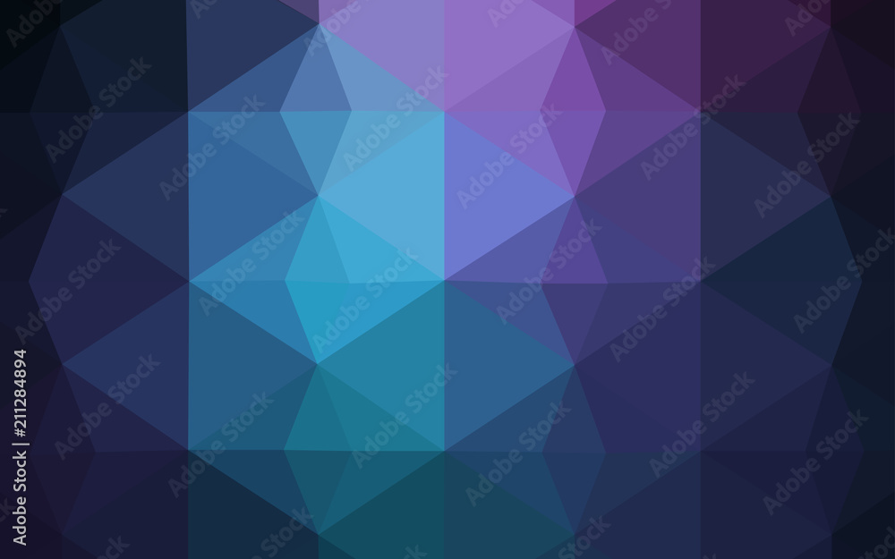 Dark Pink, Blue vector low poly layout. Dark Pink, Blue vector low poly layout.