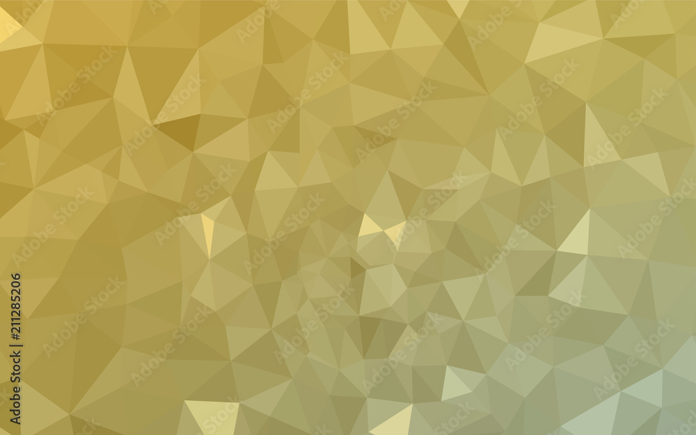 Light Green, Yellow vector polygonal background. Light Green, Yellow vector polygonal background.
