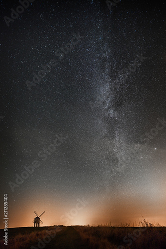 Milky Way over Chesterton Windmill