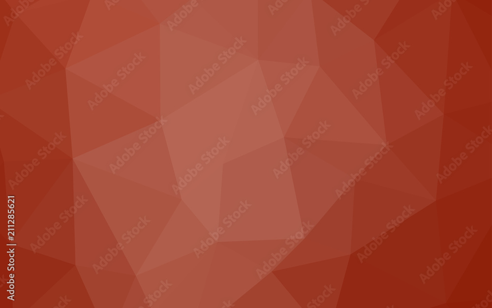 Light Orange vector polygon abstract background. Light Orange vector polygon abstract background.