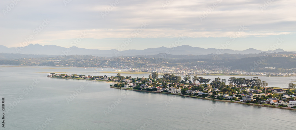 Knysna lagoon houses, Garden Route, South Africa