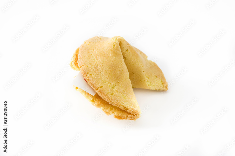 Fortune cookie isolated on white background
Fortune cookie isolated on white background
