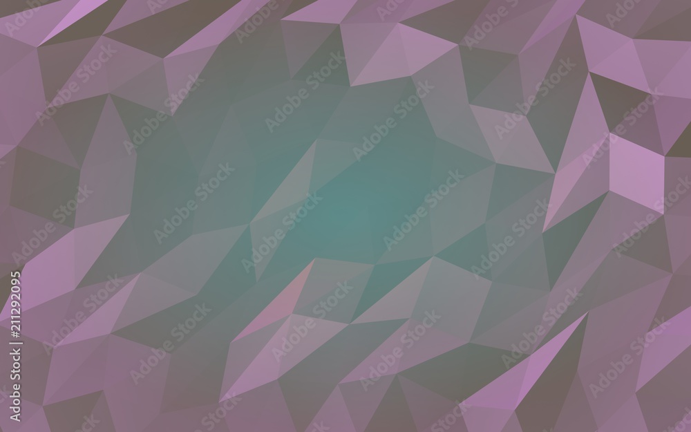 Obraz premium Abstract triangle geometrical purple background. Geometric origami style with gradient. 3D illustration