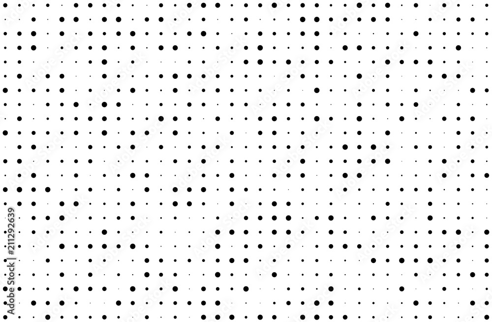 Grunge halftone background. Digital gradient. Dotted pattern with circles, dots, points Vector illustration