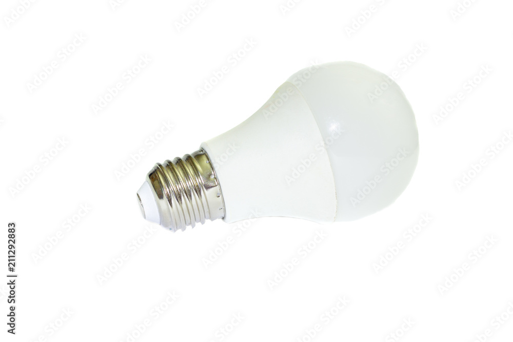 Energy saving light bulb on white background Energy saving light bulb on white background