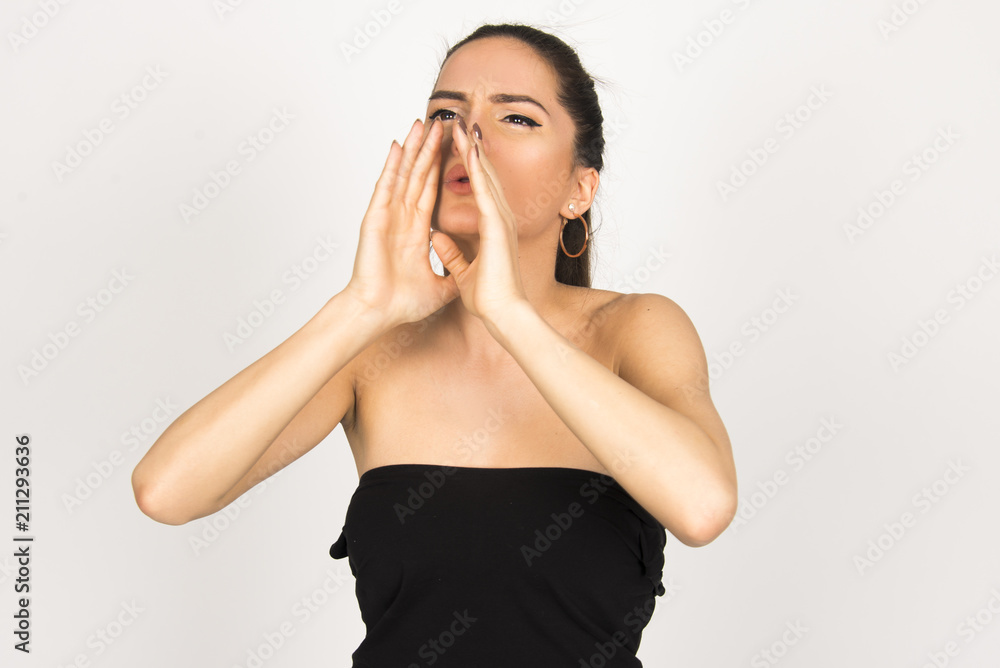 girl facial expression surprised, indiferent, shouting, worry, body language concept girl facial expression surprised, indiferent, shouting, worry, body language concept