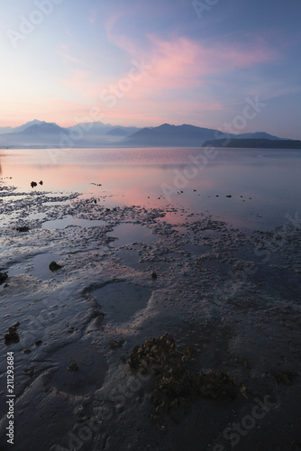 Sunset over the Olympic Mountains