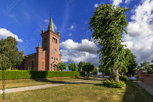 Ugerlose Church in Zealand Denmark