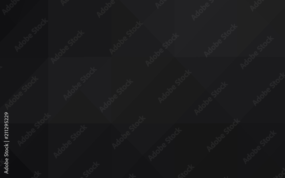 Dark Gray vector polygonal template. Dark Gray vector polygonal template.